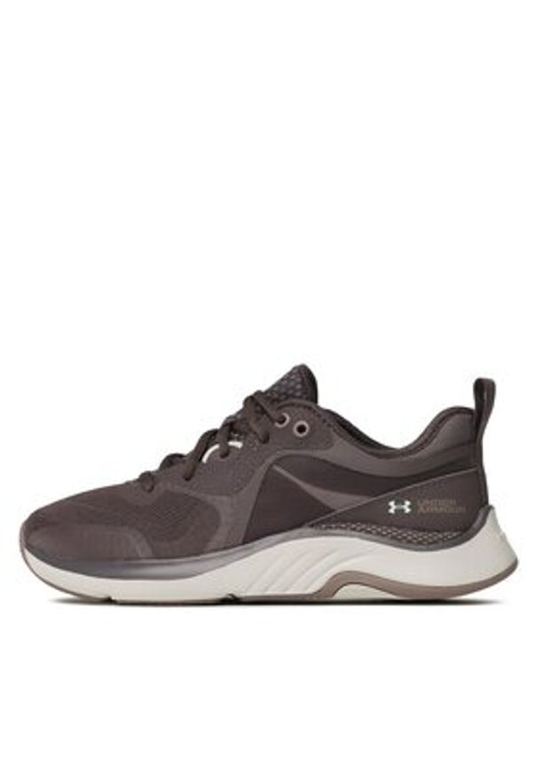 Under Armour Buty na siłownię UA W HOVR Omnia 3025054-108 Brązowy. Kolor: brązowy. Materiał: materiał. Sport: fitness