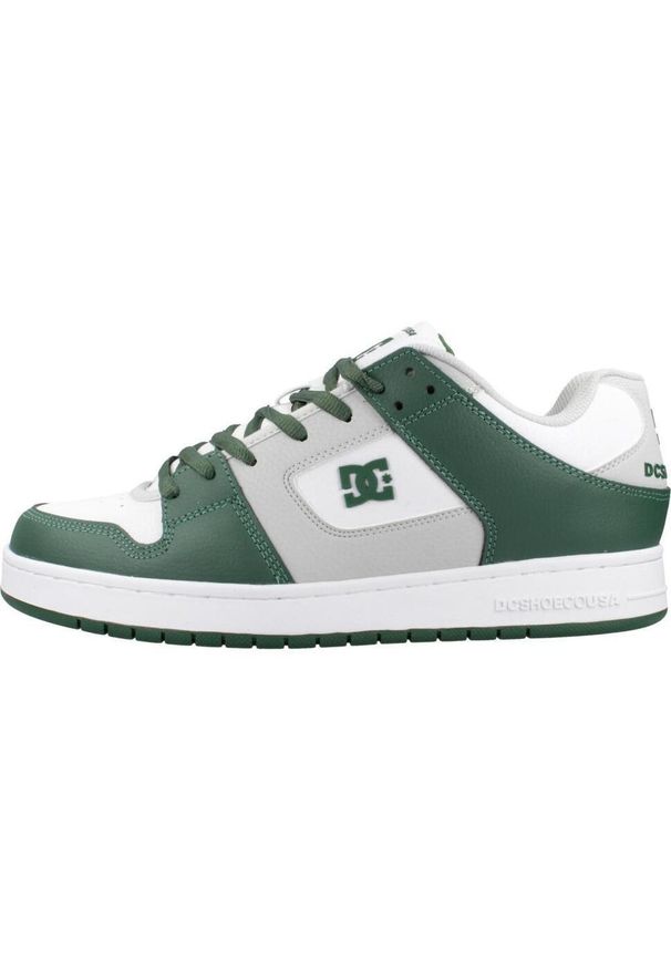 DC Shoes - Tenisówki Dc Model Manteca Se Kolor Zielony. Kolor: zielony. Materiał: tkanina, skóra