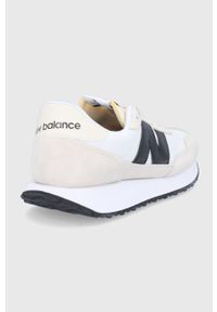 New Balance Buty MS237CB kolor kremowy. Nosek buta: okrągły. Zapięcie: sznurówki. Kolor: czarny. Obcas: na obcasie. Wysokość obcasa: niski