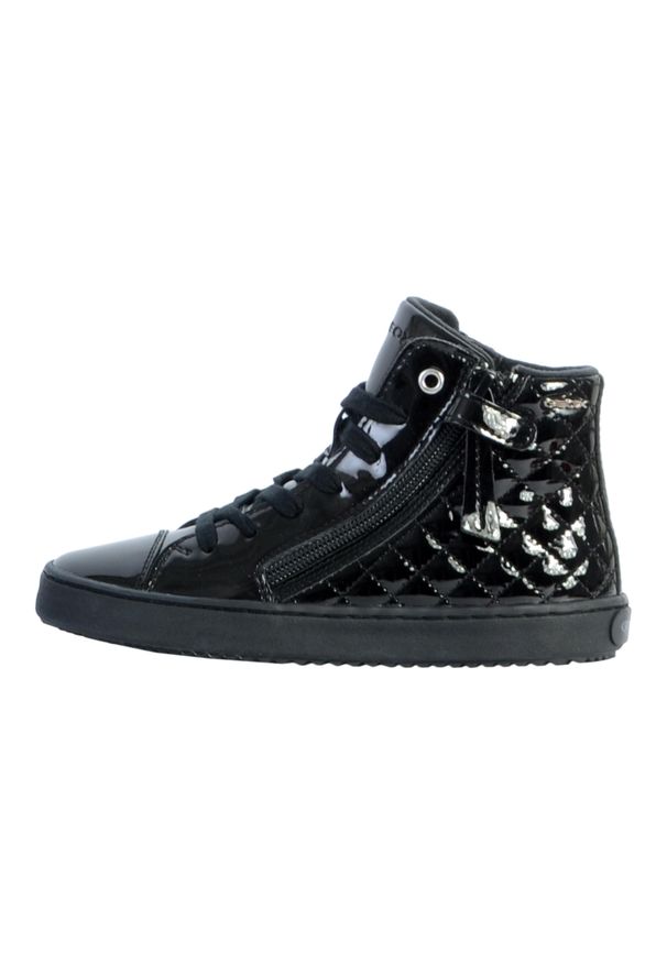 Buty do chodzenia dla dzieci Geox JR Kalispera Girl. Kolor: czarny. Materiał: tkanina, syntetyk. Sport: turystyka piesza