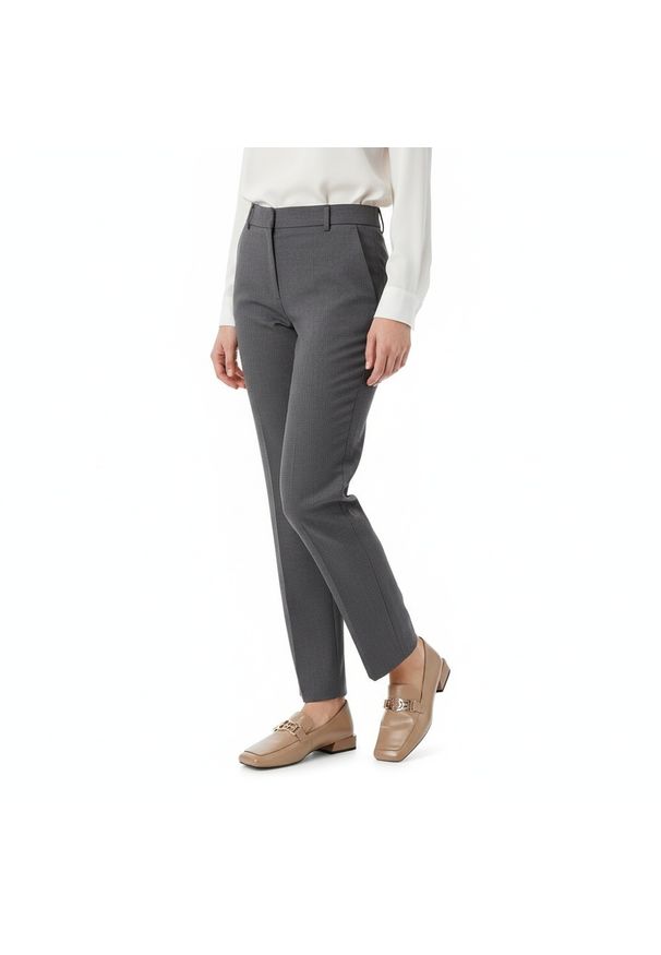 Półbuty damskie S.Barski, cholewka skóra naturalna licowa gładka fason niski kwadratowy nosek ozdobny metalowy element na podbiciu niski stabilny obc. Kolor: beżowy. Materiał: skóra. Szerokość cholewki: normalna. Wzór: gładki. Obcas: na obcasie. Wysokość obcasa: średni