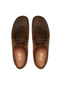 Clarks Mokasyny Wallabee Evo 261728197 Brązowy. Kolor: brązowy. Materiał: nubuk, skóra #3