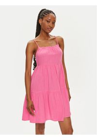 only - ONLY Sukienka letnia Thyra 15317781 Różowy Regular Fit. Kolor: różowy. Materiał: bawełna. Sezon: lato