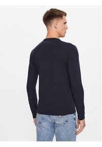 Guess Longsleeve M3YI29 J1314 Granatowy Slim Fit. Kolor: niebieski. Materiał: bawełna. Długość rękawa: długi rękaw #3