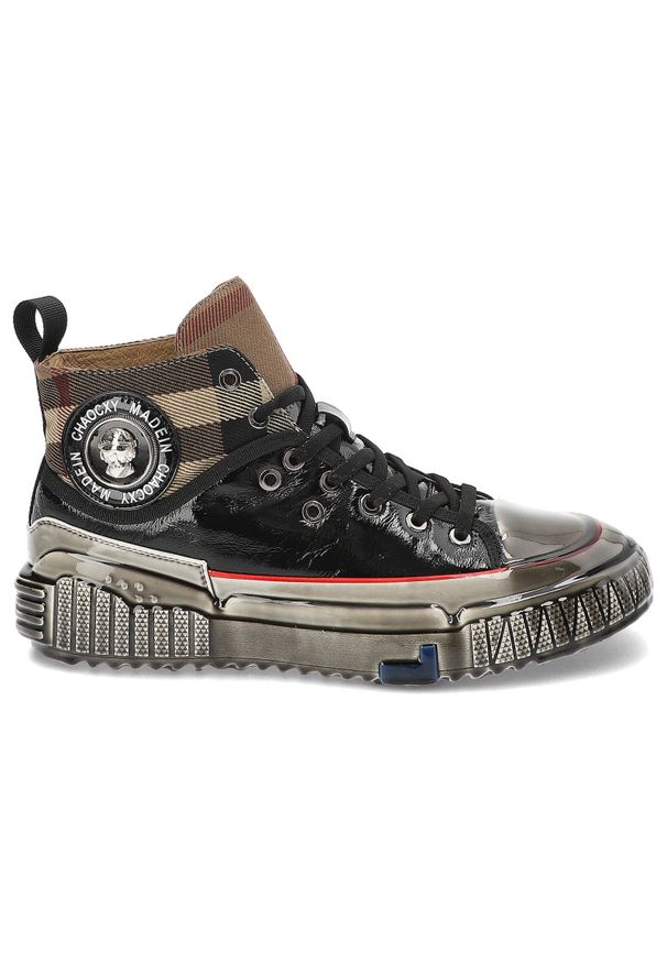 Czarne Sneakersy John Doubare Stylowe Obuwie Męskie. Okazja: na co dzień. Zapięcie: klamry. Kolor: czarny. Materiał: skóra, tkanina, guma. Szerokość cholewki: normalna. Wzór: moro, nadruk, aplikacja