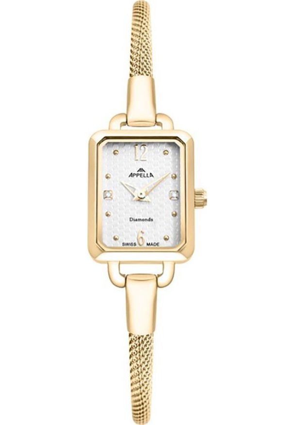 Zegarek Acappella Zegarek damski Appella L50009.1173DQ złoty. Kolor: złoty