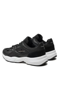 Calvin Klein Jeans Sneakersy Retro Tennis Low Lace Mix Ml YW0YW01528 Czarny. Kolor: czarny #5