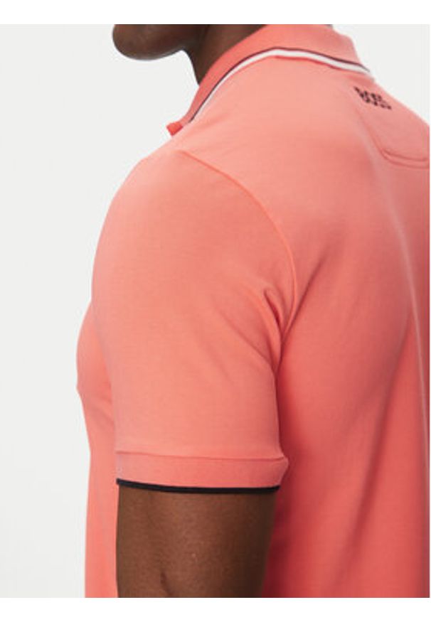BOSS Polo Paddy Pro 50469102 Pomarańczowy Regular Fit. Typ kołnierza: polo. Kolor: pomarańczowy. Materiał: bawełna, syntetyk