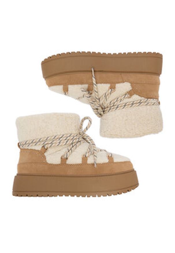 Jenny - JENNY Śniegowce CEO-HY2T685S-2 Écru. Materiał: materiał