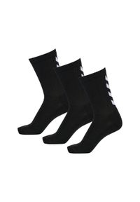 Zestaw skarpet sportowych dla dorosłych Hummel Fundamental 3-Pack Sock. Kolor: czarny #1