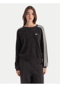 Adidas - adidas Bluza adicolor Holiday JX7813 Czarny Loose Fit. Kolor: czarny. Materiał: syntetyk
