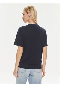 Lacoste T-Shirt TF7215 Granatowy Slim Fit. Kolor: niebieski. Materiał: bawełna #4
