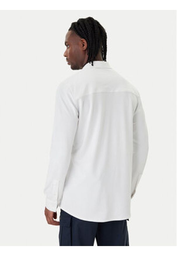 Aeronautica Militare Koszula 261CA1313UP00408 Biały Regular Fit. Kolor: biały. Materiał: bawełna