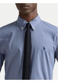 Polo Ralph Lauren Koszula 710968937010 Niebieski jasny Custom Fit. Typ kołnierza: polo. Kolor: niebieski. Materiał: bawełna #3