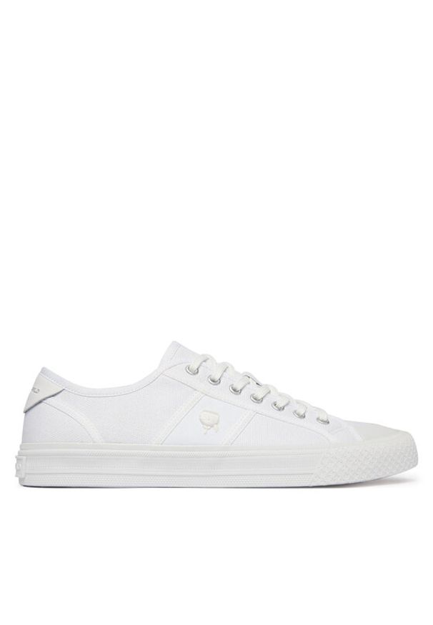 Karl Lagerfeld - KARL LAGERFELD Trampki Rae KL50326 Biały. Kolor: biały. Materiał: materiał