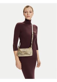 Pinko - PINKO Torebka Half Moon Baguette Mini AI 25-26 PLTT 105069 A2O9 Złoty. Kolor: złoty. Materiał: skórzane