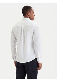 Aeronautica Militare Koszula 261CA1321UCT03089 Biały Regular Fit. Kolor: biały. Materiał: len #2