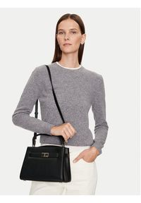 DKNY Torebka Paxton Satchel R41DAC75 Czarny. Kolor: czarny. Materiał: skórzane