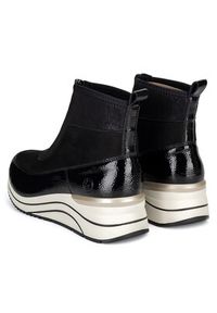 Remonte Botki D0T71-01 Czarny. Kolor: czarny. Materiał: materiał #4