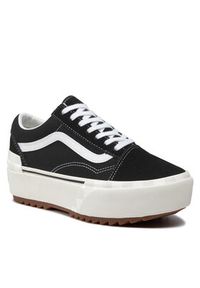 Vans Tenisówki Old Skool Stacked VN0A4U155ZN1 Czarny. Kolor: czarny. Materiał: materiał #4