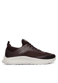 Calvin Klein Sneakersy Light Eva Run Lace Sock Mm HM0HM02164 Bordowy. Kolor: czerwony. Materiał: materiał. Sport: bieganie #1