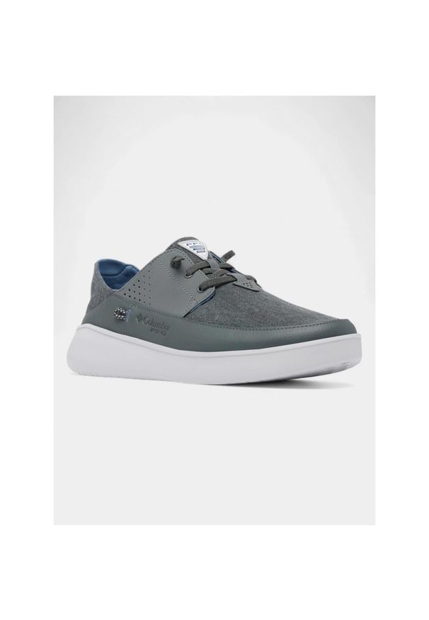 columbia - Buty letnie męskie Columbia Boatside Relaxed PFG. Kolor: szary. Sezon: lato. Sport: turystyka piesza