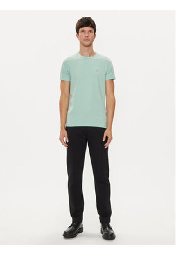 Calvin Klein T-Shirt K10K112724 Zielony Slim Fit. Kolor: zielony. Materiał: bawełna