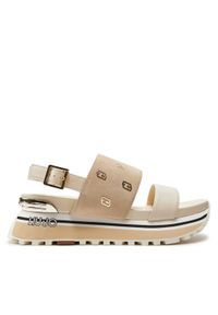 Liu Jo Sandały Maxi Wonder Sandal 08 BA4109 PX310 Beżowy. Kolor: beżowy. Materiał: skóra, zamsz