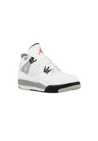 Buty do chodzenia dla dzieci Nike Jordan 4 Retro BP. Wysokość cholewki: za kostkę. Kolor: wielokolorowy. Materiał: skóra, syntetyk, tkanina, materiał. Szerokość cholewki: normalna. Sport: turystyka piesza