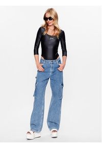 Versace Jeans Couture Body 74HAM238 Czarny Regular Fit. Kolor: czarny. Materiał: syntetyk #4