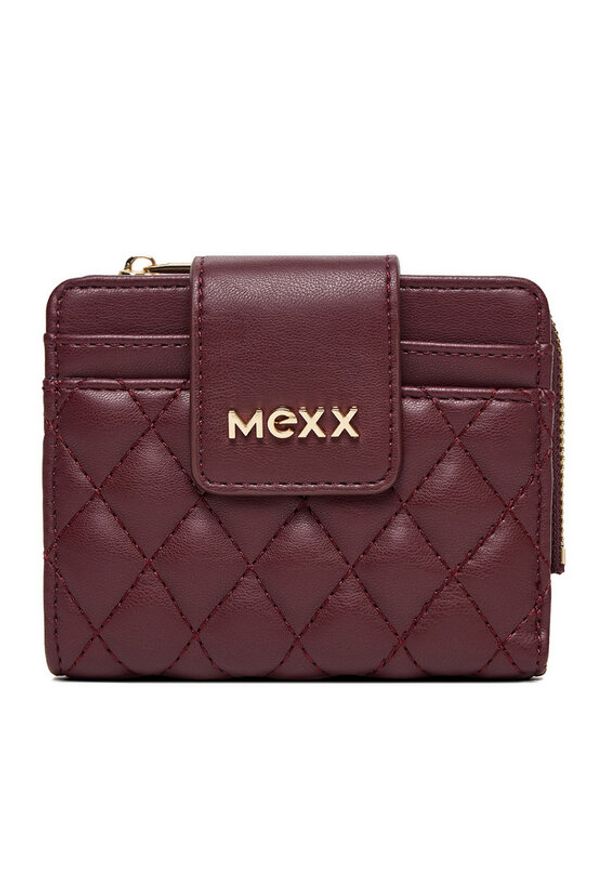 MEXX Portfel CEO-MEXX-W1-002-AW26 Bordowy. Kolor: czerwony. Materiał: skóra