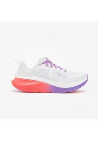 Buty do biegania damskie Saucony Ride 18. Kolor: fioletowy, biały, różowy, wielokolorowy. Wzór: geometria
