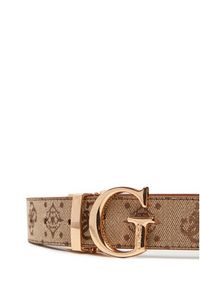 Guess Pasek Damski BW9267 P5330 Brązowy. Kolor: brązowy. Materiał: skóra #3