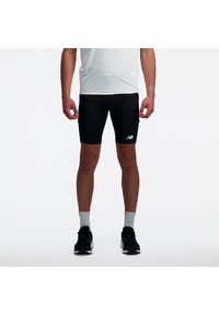 Spodenki męskie New Balance MS33283BK – czarne. Kolor: czarny. Materiał: poliester, materiał. Długość: krótkie. Sport: fitness