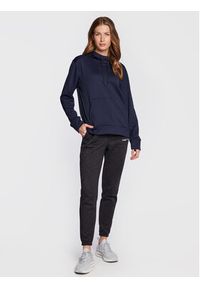 Under Armour Bluza Fleece® Left Chest 1373055 Granatowy Regular Fit. Kolor: niebieski. Materiał: syntetyk