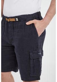 Aeronautica Militare - Bermudy męskie lniane AERONAUTICA. Materiał: len #3