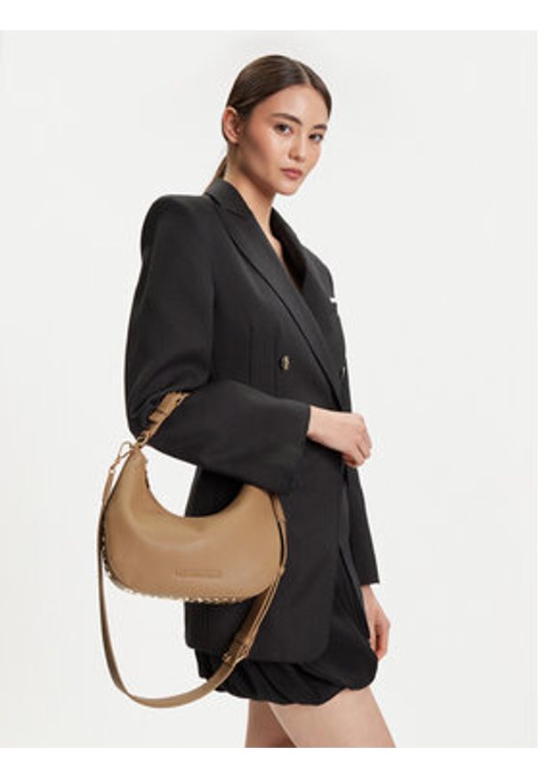 Love Moschino - LOVE MOSCHINO Torebka JC4018PP1NLT0104 Beżowy. Kolor: beżowy. Materiał: skórzane