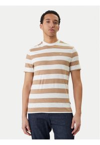 Bugatti T-Shirt 8350-75022C Beżowy Regular Fit. Kolor: beżowy. Materiał: bawełna #1