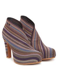 United Nude Botki Fold Hi II 1087065905 Brązowy. Kolor: brązowy. Materiał: materiał