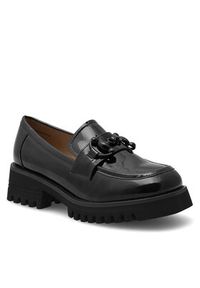 Badura Loafersy WFA2487-1Z Czarny. Kolor: czarny. Materiał: skóra, lakier #8