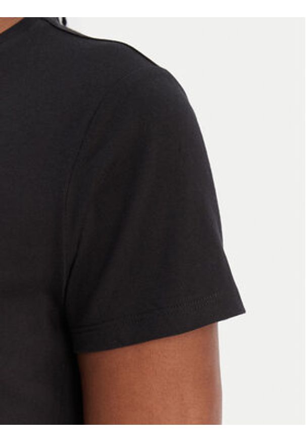 Liu Jo Sport T-Shirt TA6056 JS923 Czarny Regular Fit. Kolor: czarny. Materiał: bawełna. Styl: sportowy