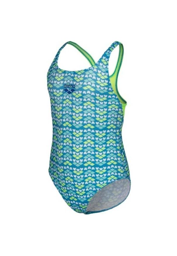 Strój kąpielowy dziewczęcy jednoczęściowy na basen Arena Swim Pro. Kolor: wielokolorowy