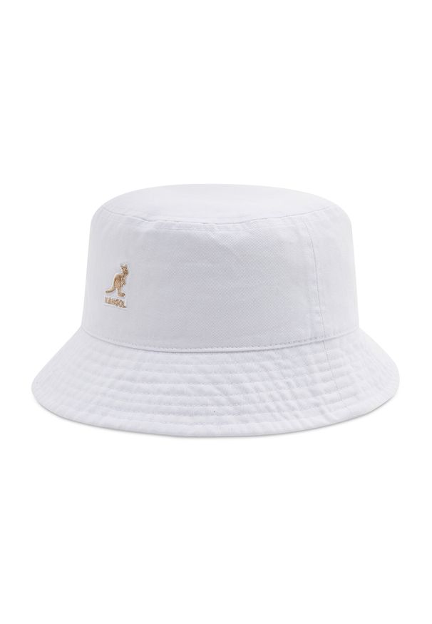 Kapelusz Kangol Bucket Washed K4224HT White WH103. Kolor: biały. Materiał: materiał