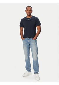 G-Star RAW - G-Star Raw T-Shirt Base-S D16411-336 Granatowy Regular Fit. Kolor: niebieski. Materiał: bawełna #5