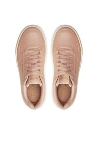 skechers - Skechers Sneakersy 185110 NUDE Beżowy. Kolor: beżowy. Materiał: skóra
