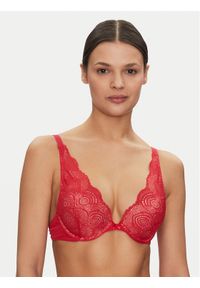Wonderbra Biustonosz push-up WB000BHP Czerwony. Kolor: czerwony. Materiał: syntetyk. Rodzaj stanika: push-up #1