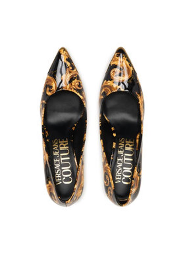 Versace Jeans Couture Szpilki 80VA3S50 ZS366 G89 Kolorowy. Materiał: skóra. Wzór: kolorowy. Obcas: na szpilce