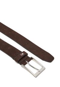 TOMMY HILFIGER - Tommy Hilfiger Pasek Męski Layton 3.5 Nubuck AM0AM13754 Brązowy. Kolor: brązowy. Materiał: skóra #3