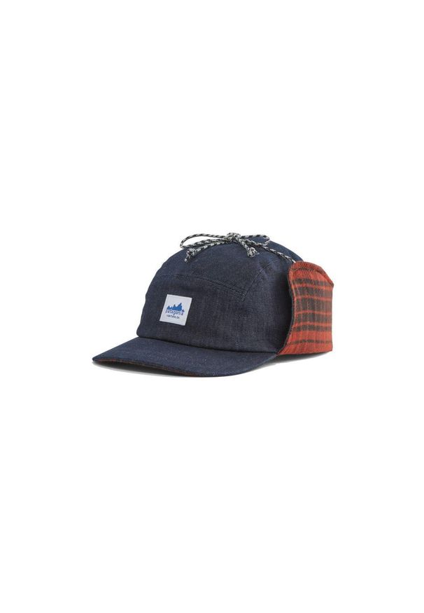 Patagonia - Czapka z daszkiem męska Range Earflap Cap. Kolor: czerwony, wielokolorowy, zielony