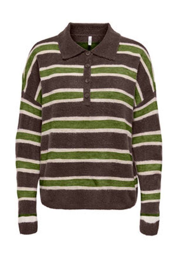 only - ONLY Sweter Talio 15358606 Szary Regular Fit. Kolor: szary. Materiał: syntetyk